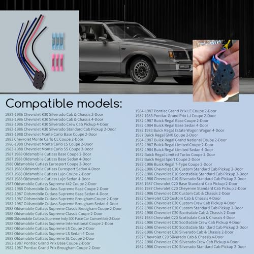 Connecteur 6 voies interrupteur vitre ABS durable pour console GM