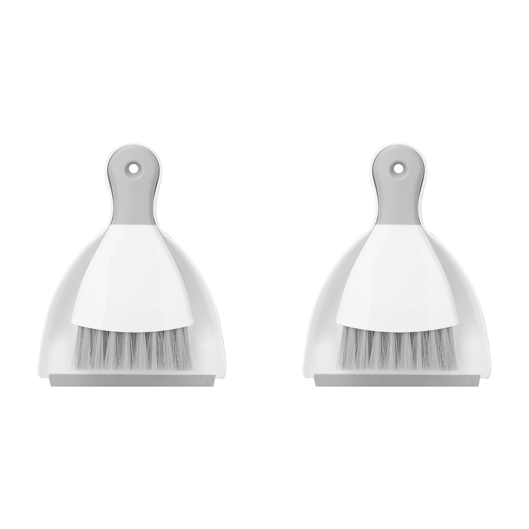 Hndhbfgrt 2X Small Broom and Dustpan Set,Mini Handheld Dust Pan with Cleaning Brush Combo for Home, Desktop,Sofa,Keyboard,Sweeping