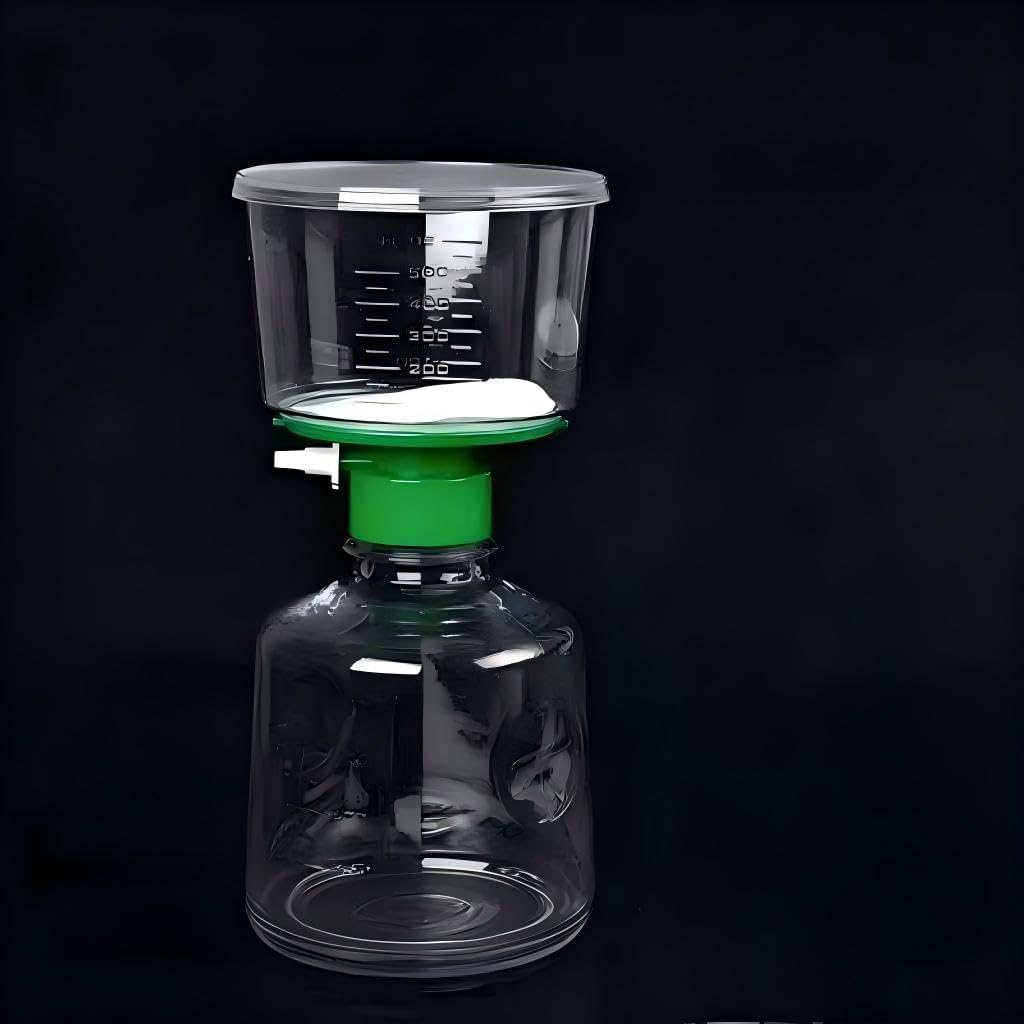500ml Sterile Disposable Vacuum Filter Units with 0.22um PES Membrane(1PCS)
