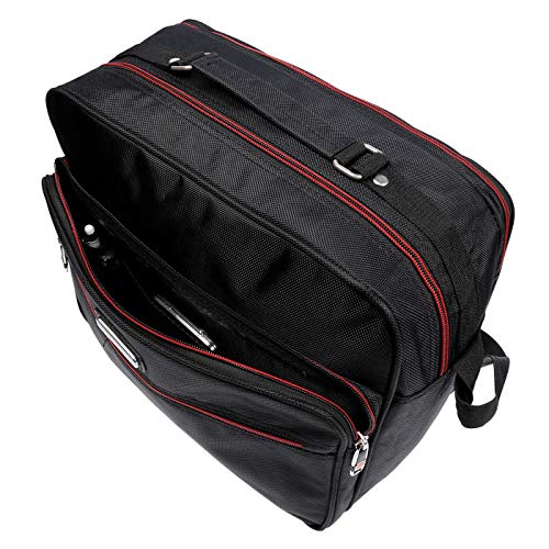 Christian Wippermann Stappy schoudertas werktas herentas zwart liggend formaat, zwart - Image 7