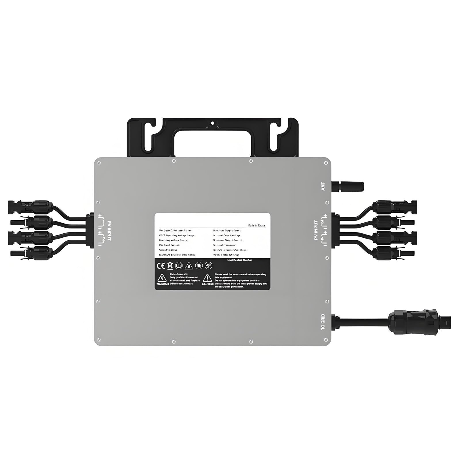 Micro-onduleur solaire de 2000 W pour centrale solaire de balcon GTMI2000