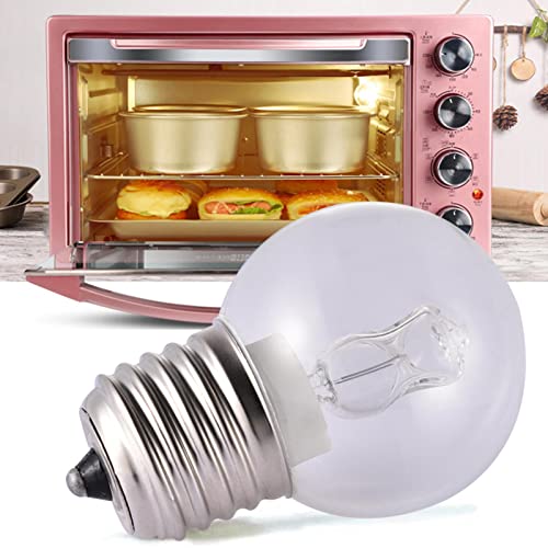 Ampoule Four 40W Ampoule, E27 Résistant jusqu'à 300° C Lumiere, Micro-Ondes Résistantes Jusqu'à 300 °C Ampoules de Nuit Cover