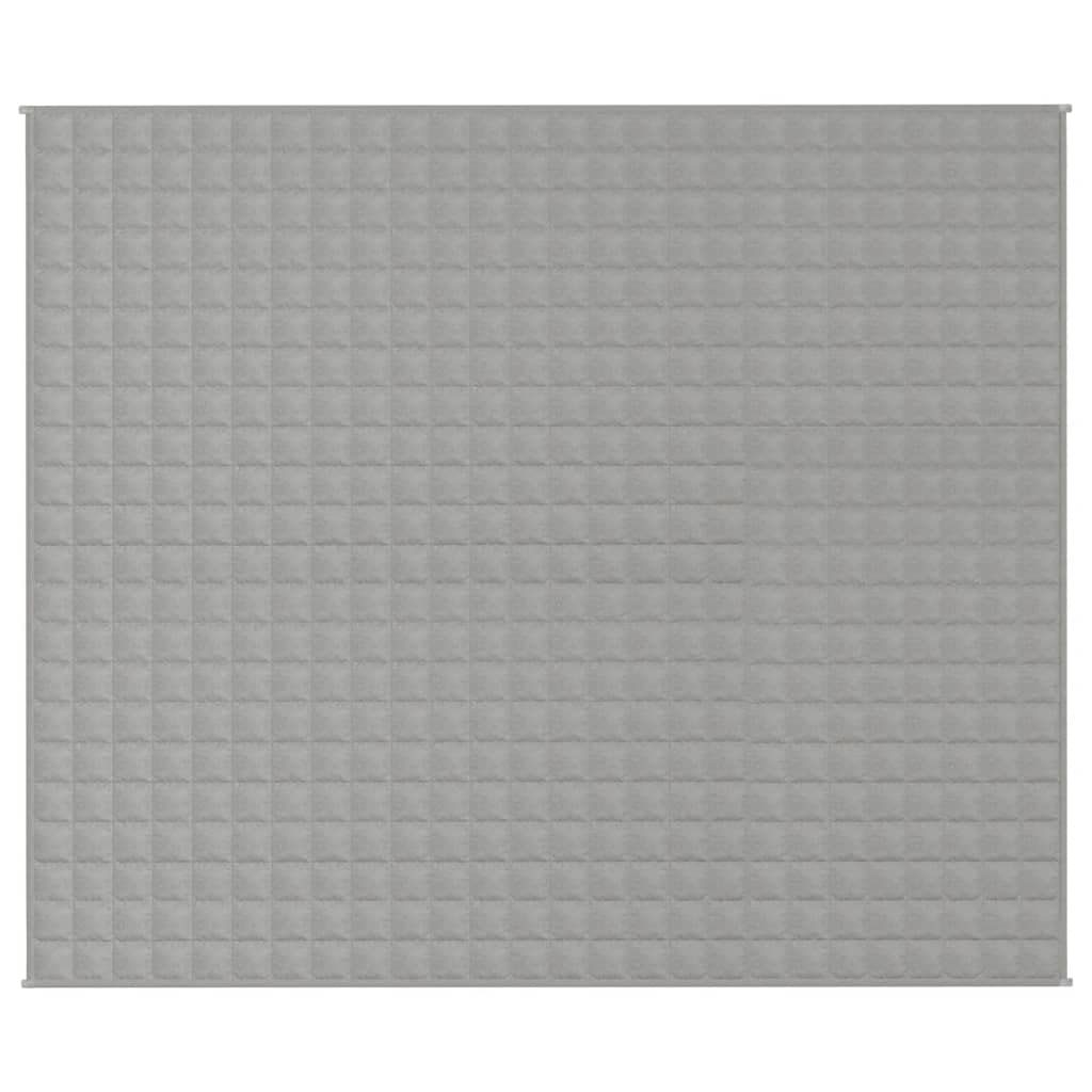 Coperta Ponderata Grigia 220x260 cm 11 kg Tessuto,Coperte da Letto,Coperta Ponderata,Coperta ponderata Benessere Antistress-350730