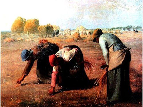 ミレー［世界の名画コレクション］『落穂拾い』複製画 人物画 田園 バルビゾン派 Amazon.co.jp: ミレー［世界の名画コレクション］『落穂拾い』複製画
