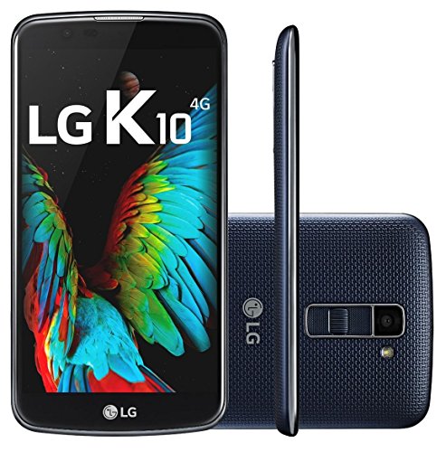 Lg K10 K425 (16Gb 1.5Gb Ram) 5.3" Full Hd Display | Dual Camera | 2300 Mah Battery | Android 7.0 Nougat | 4G Lte | Gsm Unlocked | Navy Blue Smartphone #TOP2