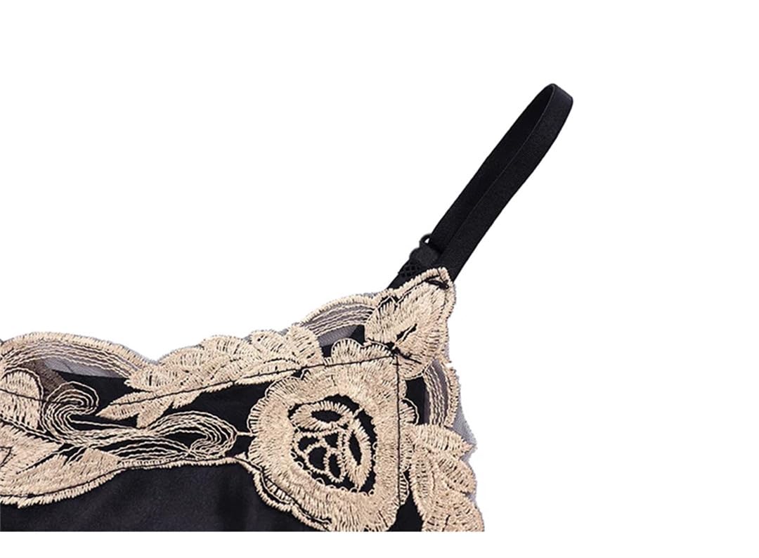 Canotte da donna senza maniche estive pizzo fiori seta allentata ANK Tops