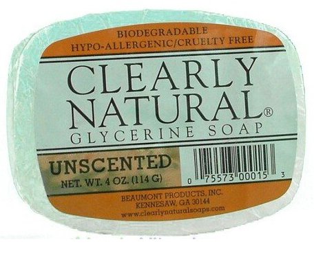 Glycerine Soap Bar Unscented (6 Pack)