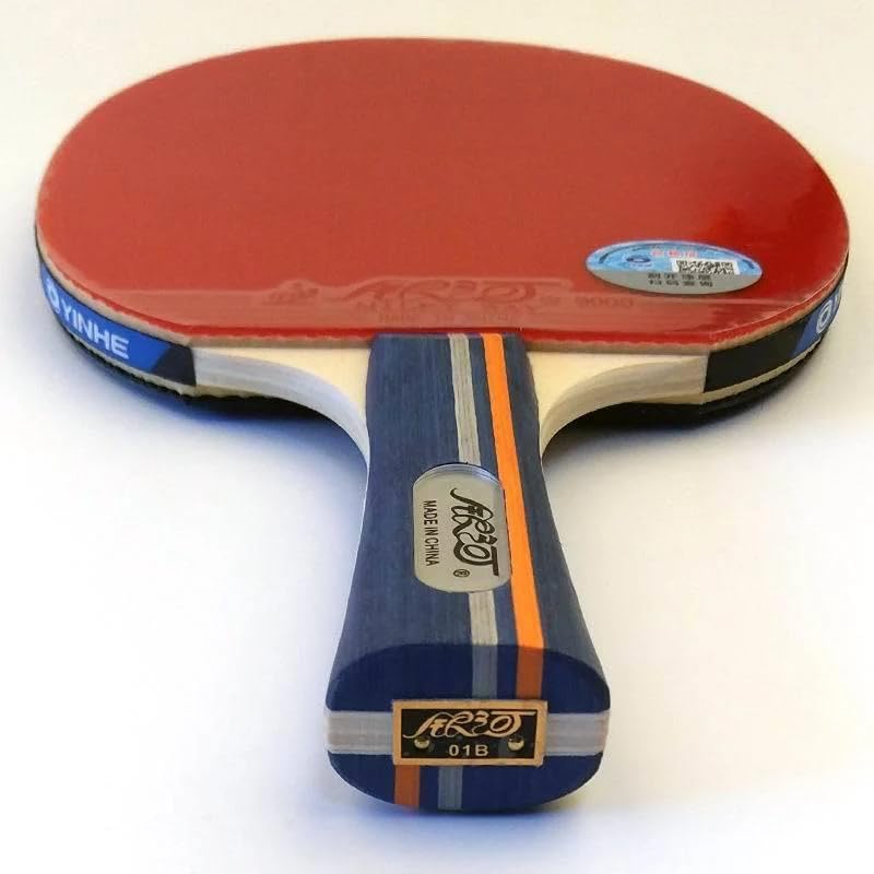 Image of Yinhe 01B Table Tennis Racket, Pre-Assembled Bat with High Control & Spin, Ideal for Beginners & Intermediate Players, Training & Club Play
