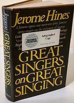 Hardcover Great Singers on Great Singing Book