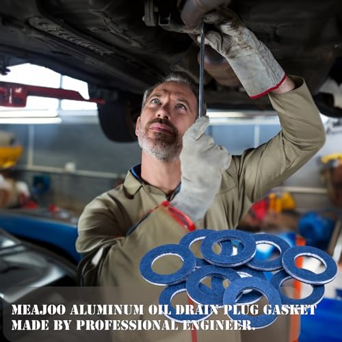Image of 10 PCS Engine Oil Drain Plug Gaskets Replacement for Toyota 90430-12031 Lexus Scion RAV4 Camry Avalon Corolla
