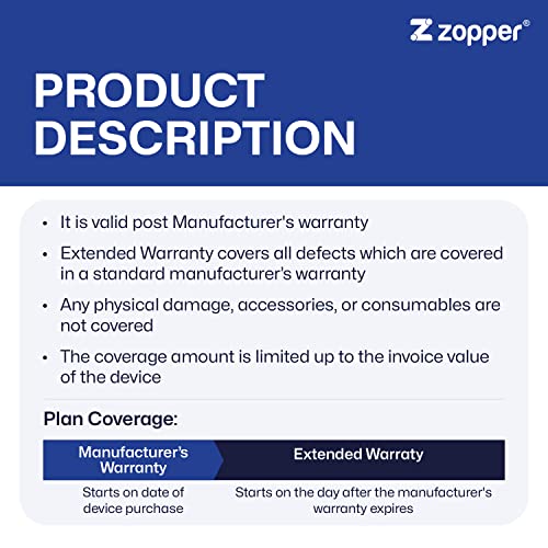 Image of Zopper 3 Year Extended Warranty for Refrigerator INR 30001 to 50000 (Email Delivery) (No Physical Product)