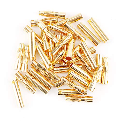 20 Pairs 4.0mm Banana Bullet Connector Plug Male Female for RC Battery ESC Brushless Motor - Thumbnail 5