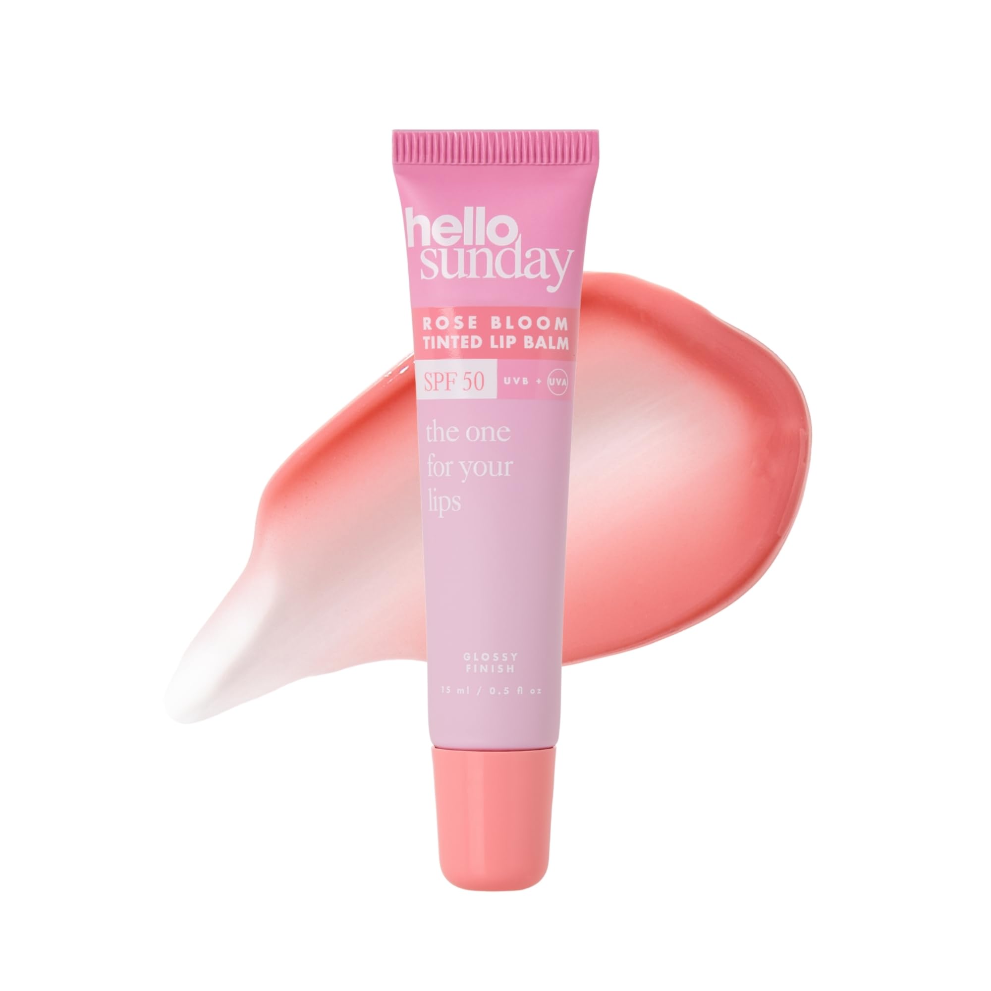 The One Tinted Lip Balm SPF 50 - Pink by Hello Sunday for Women - 0,5 oz Balm do ust