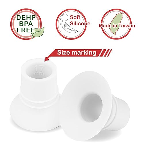 Miniatura 4 de Nenesupply Inserto de brida de 0.669 in compatible con piezas de bomba de brida Elvie Brida Elvie Stride Brida Momcozy Medela Brida Spectra Willow