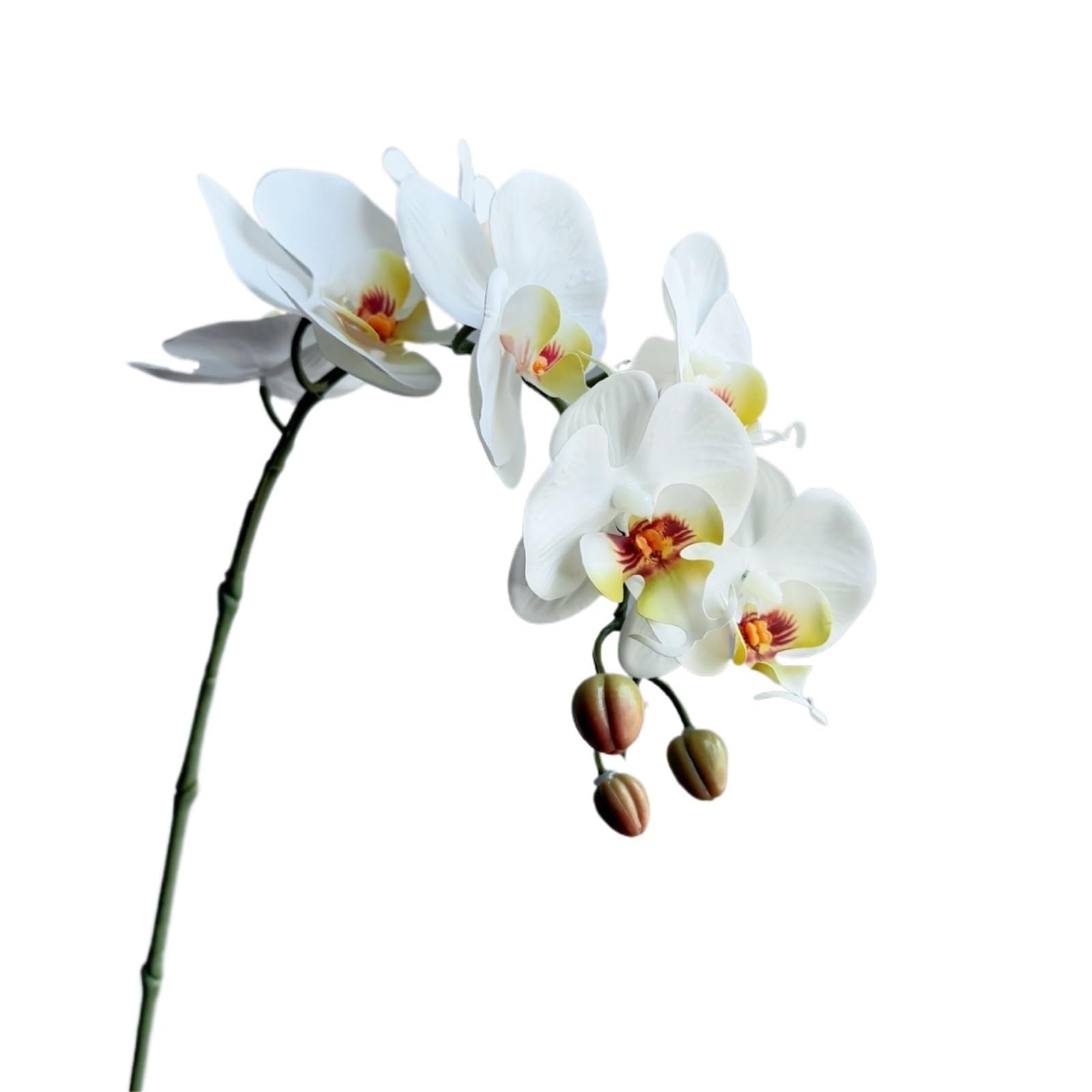 Artificial Orchid 4Pc Artificial 7Head Latex Butterfly Orchids Flowers