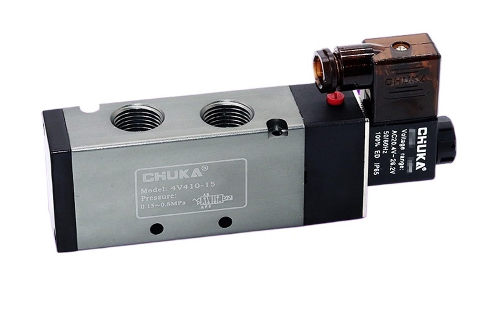 Vmvud 4V110-06 Ac110v 4V210-08 Pneumatic Electric Solenoid Valve Directional Control Air Magnetic Valve 12V 24V 220V 4V210