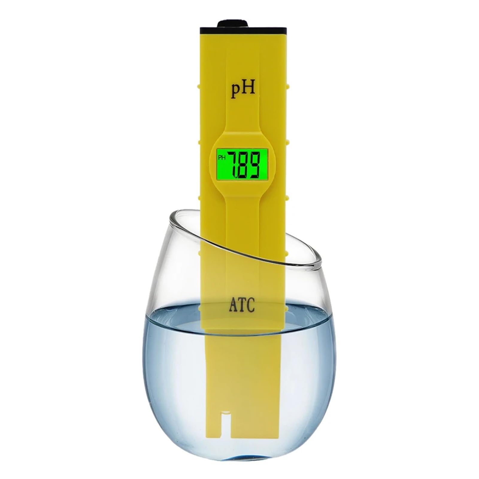 Kongmm One Color Digital Water Tester, Portable Ph Meter High Accuracy 0.01 Water Quality Tester Atc Ph Tester Water Purity Monitor