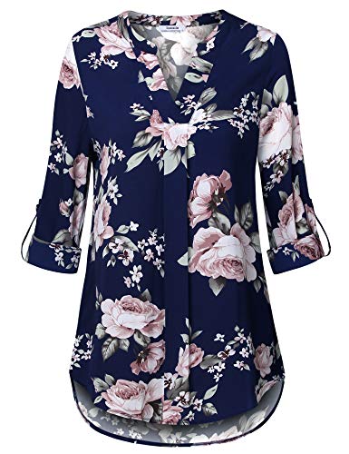Floral Chiffon Tops Shirt 
