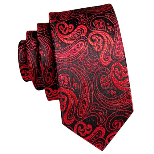 Image of Hi-Tie Father and Son Tie Set Striped Plaid Ties for Men and Boys Silk Necktie Pocket Square Set for Wedding Gifts