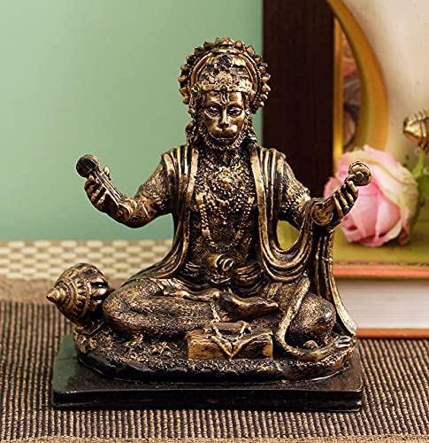 TIED RIBBONS Lord Hanuman - Figura de ídolo de Hanuman (27 cm x 10 cm) para mesa de templo, escritorio, ídolo de Diwali - Decoración Diwali para el hogar y regalos de Diwali Cover
