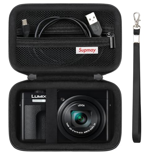 Supmay Case pour Panasonic Lumix TZ99 | Appareil Photo Compact Zoom Puissant/LX10 ZS200D ZS200 ZS80D ZS80 ZS100 ZS70 ZS60 Caméra, Sac de Protection avec Poche...