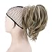 Xiangsen Adjustable Messy Ponytail Hair Extensions Short Curly Claw Ponytail Clip on Hair Ponytail Clip In Hair Extensions (10H613)