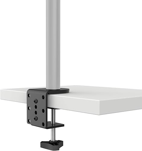 Miniatura 4 de WALI C Clamp Base Soporte de montaje Accesorio, Abrazadera C de escritorio para WALI Monitor Mount Workstation System (C-CLAMP), negro