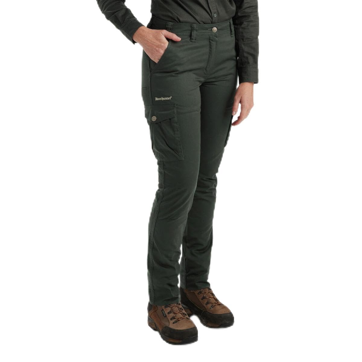 Deerhunter Lady Atlas Trousers Timber - Hunting Trousers Durable for Women Brown