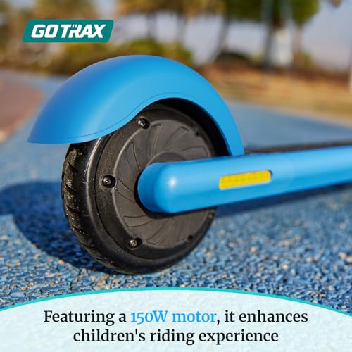 image for Gotrax GKS Lumios Electric Scooter for Kids 6-12, Thumb Button Control