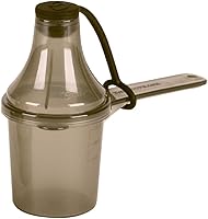 Vista 17 de The Scoopie, (90 cc 3 fl oz. 6 cucharadas 90 mL) Cuchara de plástico de mango corto con embudo adjunto, cucharas medidoras para polvos, café