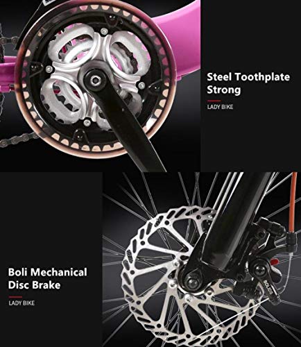 Fiets Mountainbikes hometrainer voor thuisfiets Mannelijke en vrouwelijke fietsen Nieuwe dames fiets Aluminium Frame 24… - Afbeelding 5