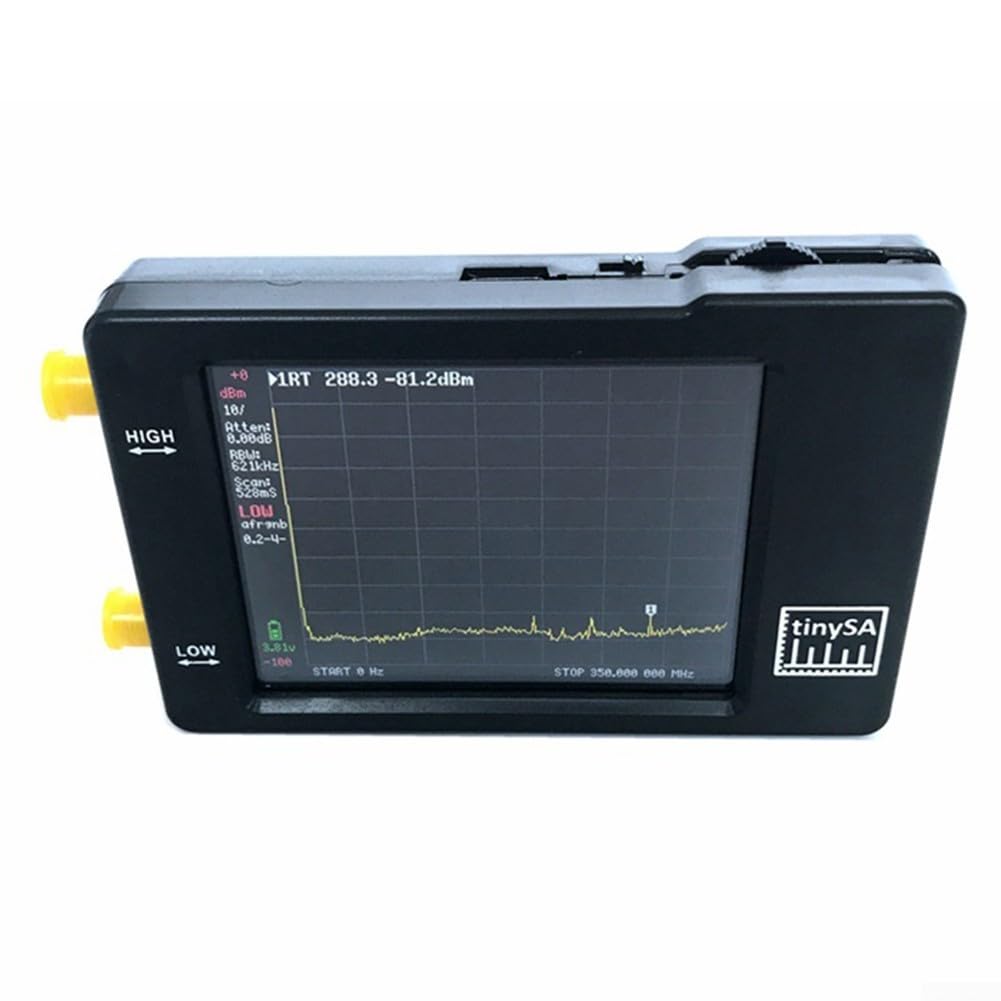 Analizador portátil del espectro del RF con el diseño compacto y la pantalla táctil Analizador del espectro del PDA de la pantalla táctil de 2.8 pulgadas pequeño analizador del espectro generador del
