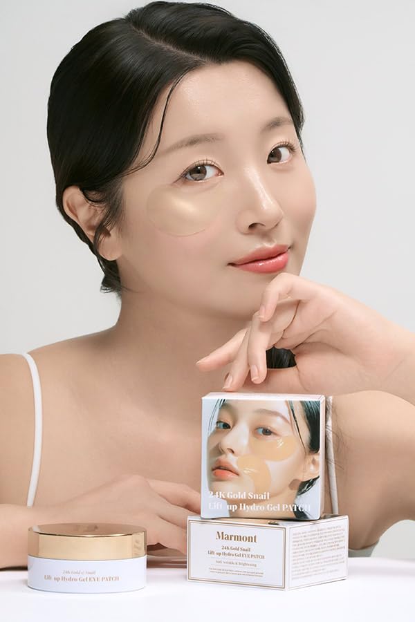 Amazon.com : Marmont 24K Gold Snail Lift-up Hydro Gel EYE PATCH