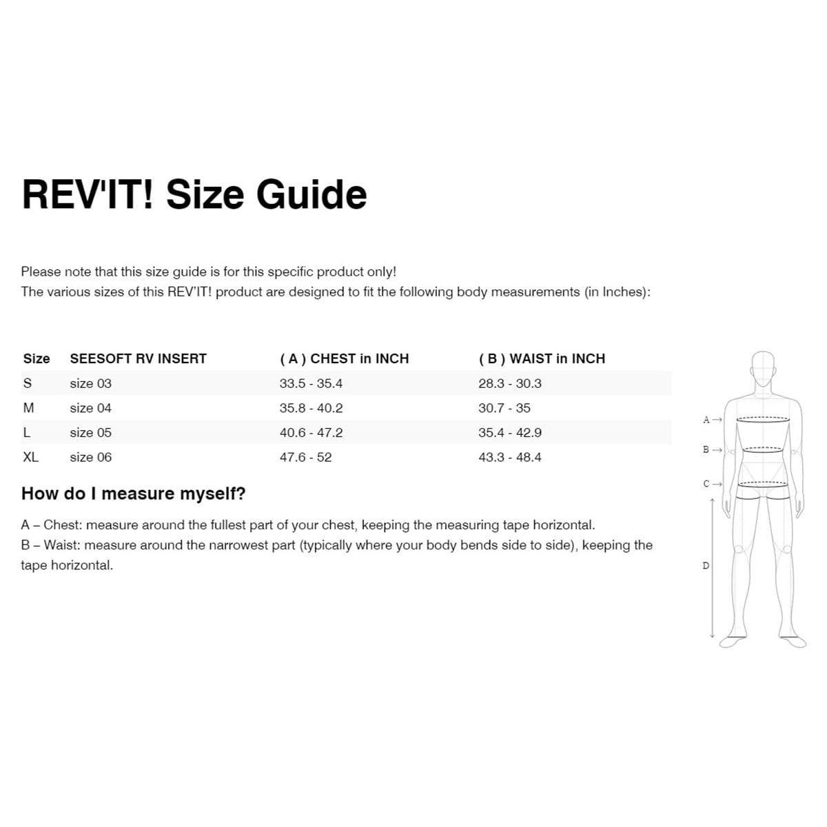 REV'IT! Revit Slingshot Protezione posteriore, nero, XL