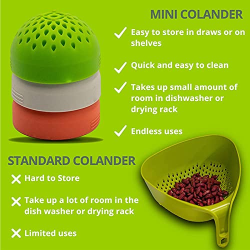 Gkluoe Kitchen Colander, Multi-Use Mini Colander thumb #3