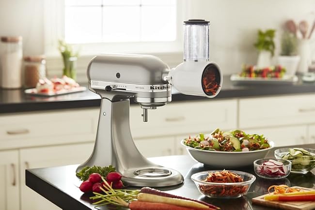 KitchenAid Stand Mixer Attachment, KSMVSA Fresh Prep Slicer/Shredder