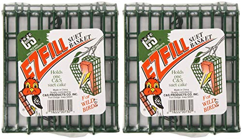 C&S 2 Pack Of Easy Fill Suet Cake Baskets #TOP7