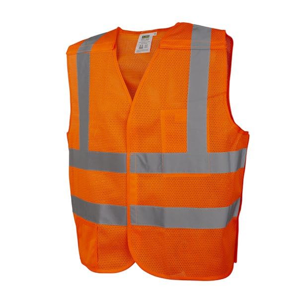 5 Point Breakaway Vest Class 2 Orange, Type R, Class 23