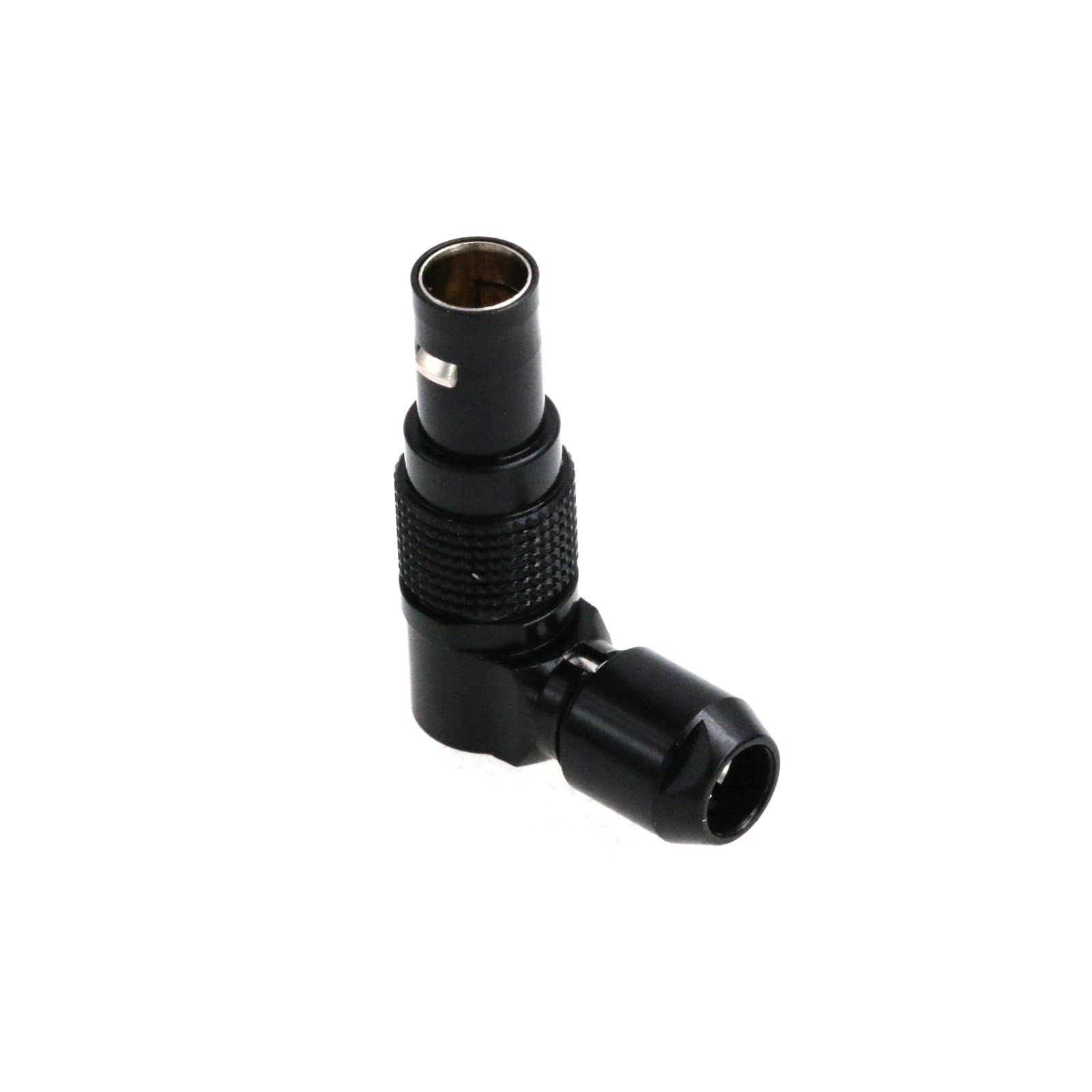 ZBLZGP 0B Black 5 Pin FSG Metal Rotatable Angle Connector Male Plug Push-Pull Self-Lock Electrical Industrial Auto for ARRI Alexa Camera Sound Devices Tentacle Sync Zaxcom Timecode Cable - Image 3