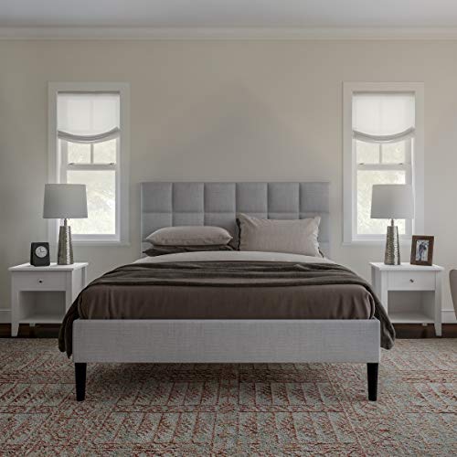 Lavish Home (White) End Drawer-Sofa Side Table With Storage Shelf #TOP2