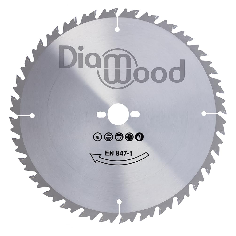 Lame de Scie Circulaire Débit HM D. 350 x Al. 30 x ép. 3.5/2.5 mm x Z32 Anti-Recul pour Bois de Chauffage - Diamwood