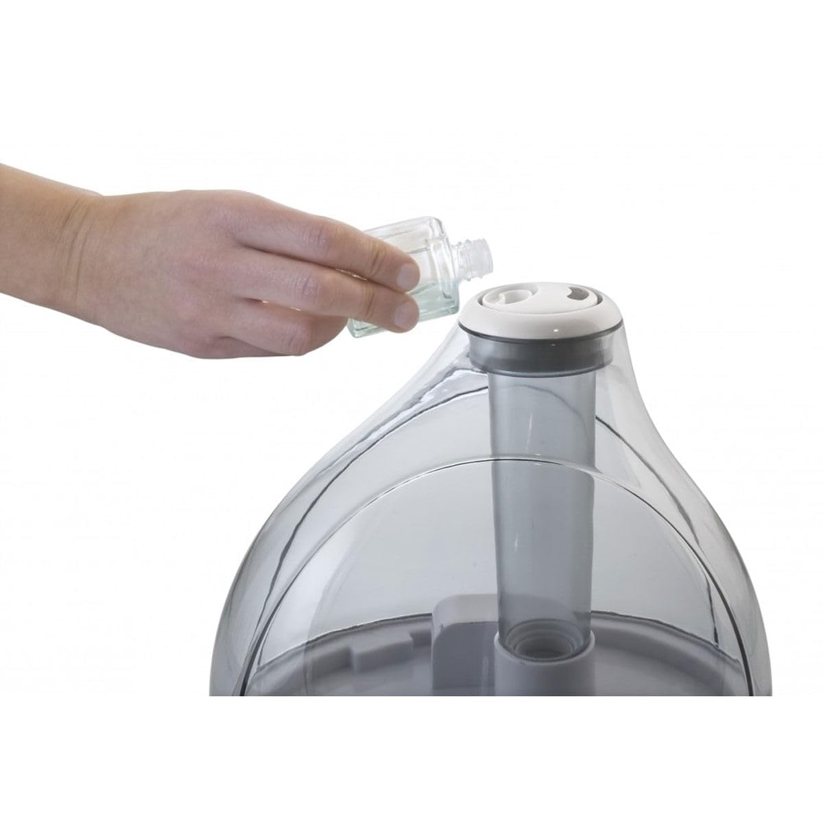 Miniland Humidificador 1.5 Litros, 2 en 1, Vapor Frío, Difusor Aceites Esenciales, Autonomía hasta 24h, Luz Opcional, 30dB Silencioso | Humidrop