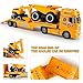 Dwi Dowellin Construction Carrier Truck Kids Toys,25.6