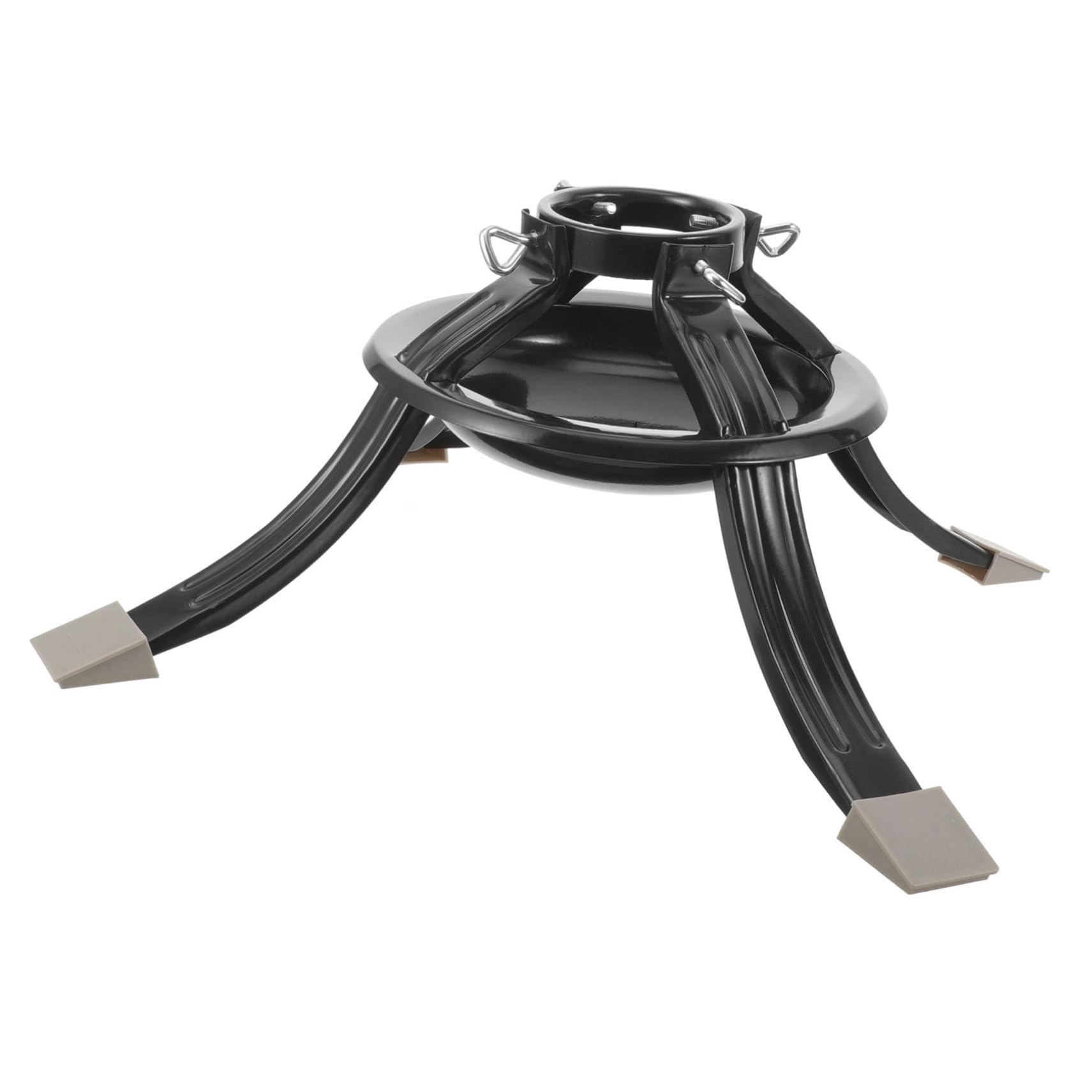Base de Soporte para Árbol de Navidad de Hierro Forjado Soporte Redondo Ajustable Accesorio para Árbol Real para Exhibiciones Navideñas