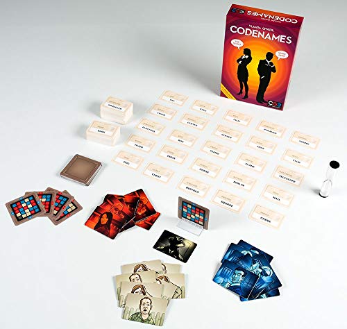 Image of Codenames Word Association Party Board Game | Strategy & Team-Based Guessing Game | Family, Friends & Adults | 2-8+ Players | Interactive Communication & Deduction Game