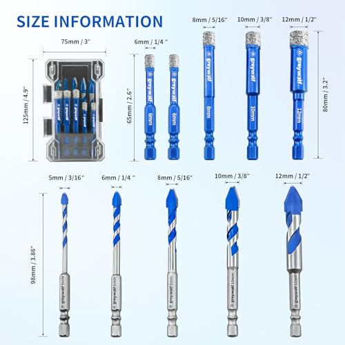 Greywolf Diamond Drill Bit Set