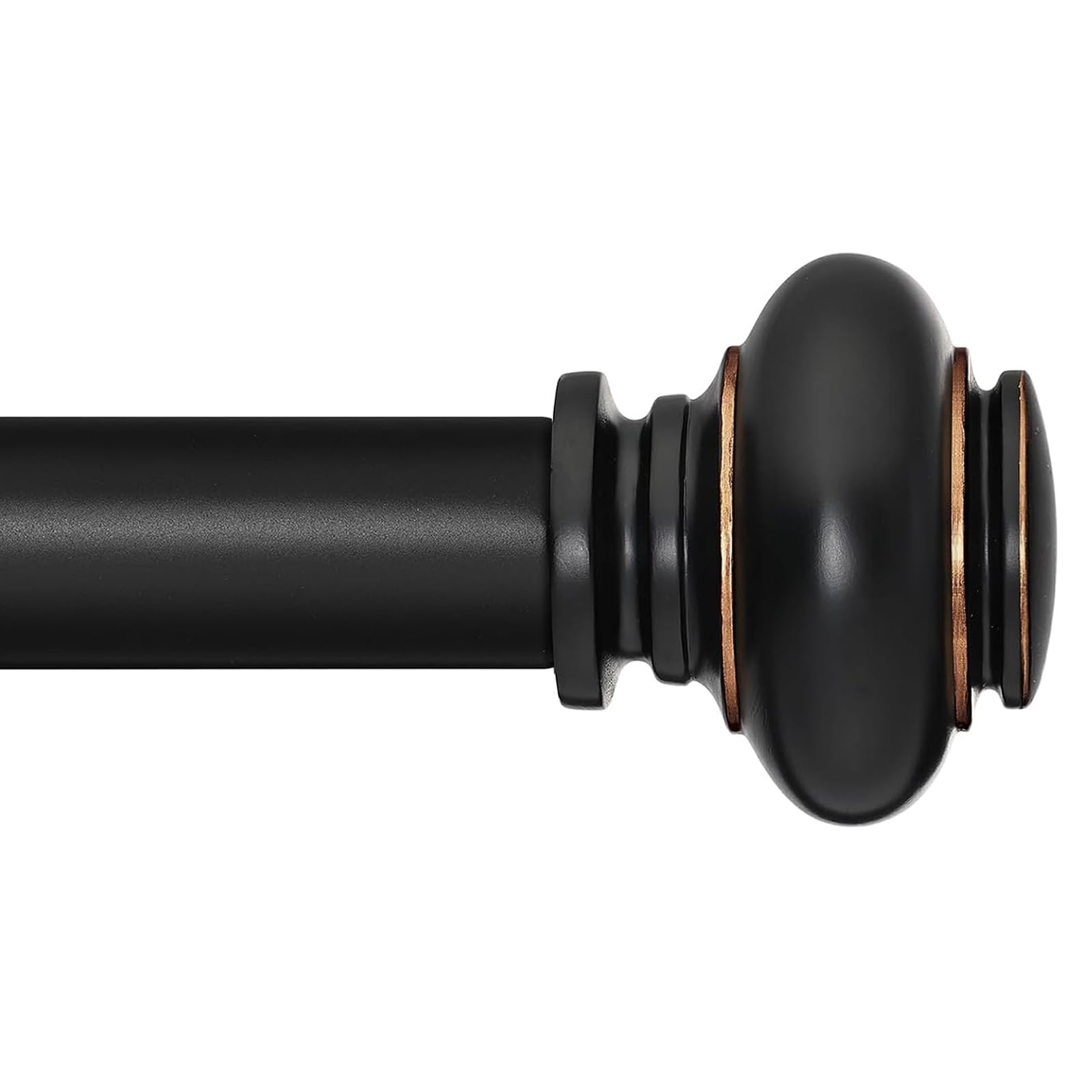 SIMEWIN Black Curtain Rods