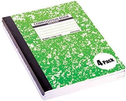 Miniatura 2 de Mintra Office - Cuadernos de composición para escuela, hogar, negocios, oficina Paquete de 4