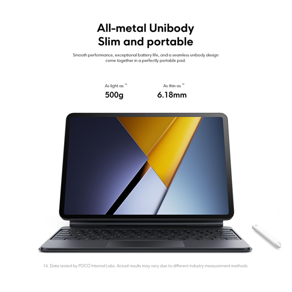 XIAOMI Poco Pad X1 8GB + 512GB Black 8850mAh 45W Turbo Charging