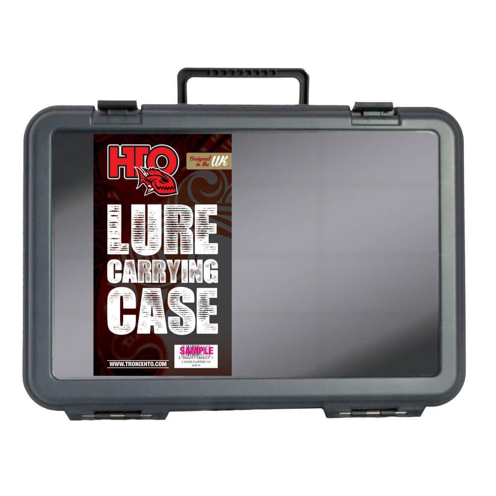 HTO Lure Carrying Case Caja de Aparejos de Pesca, Unisex Adulto, Opa/Transparente, Talla única